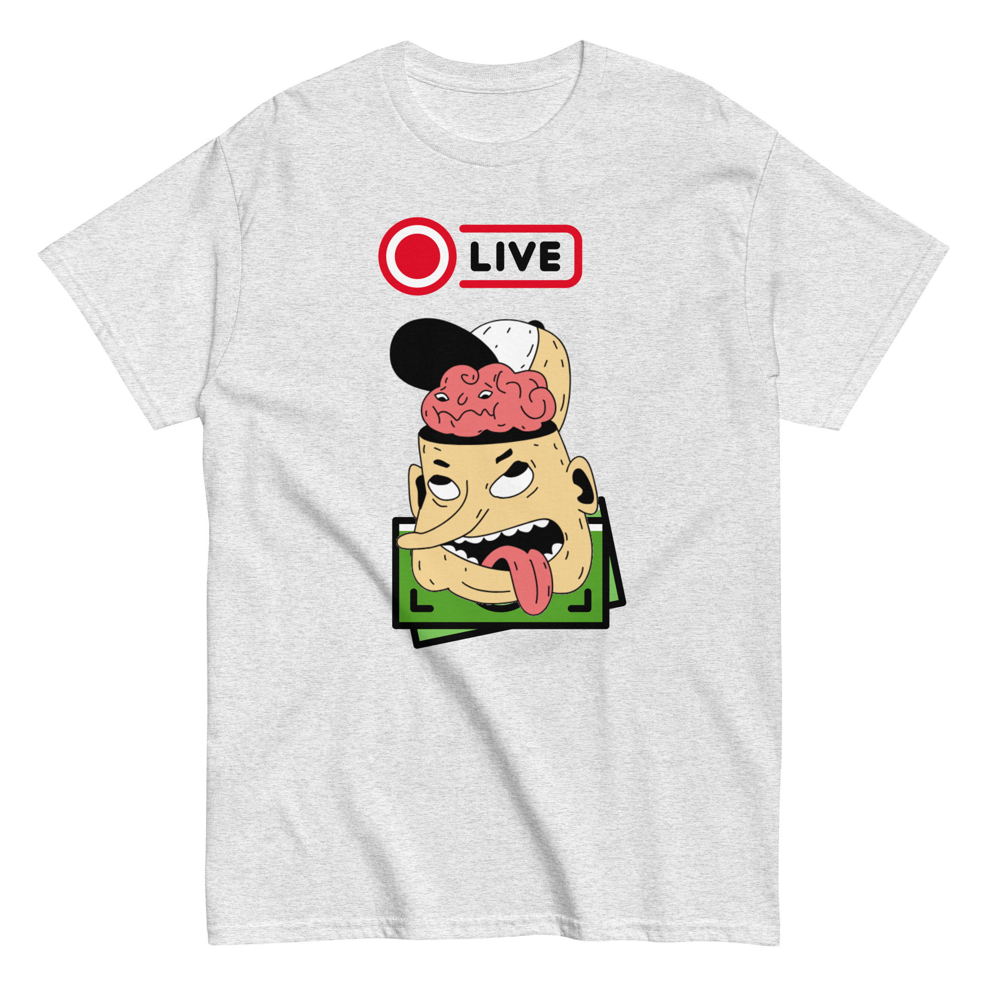 Live Brain Drain. Sarcastic Graphic Tee