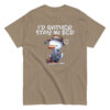 unisex-classic-tee-brown-savana-front-697188331eaa4.jpg I'd Rather Stay In Bed. Professional Duck Tee