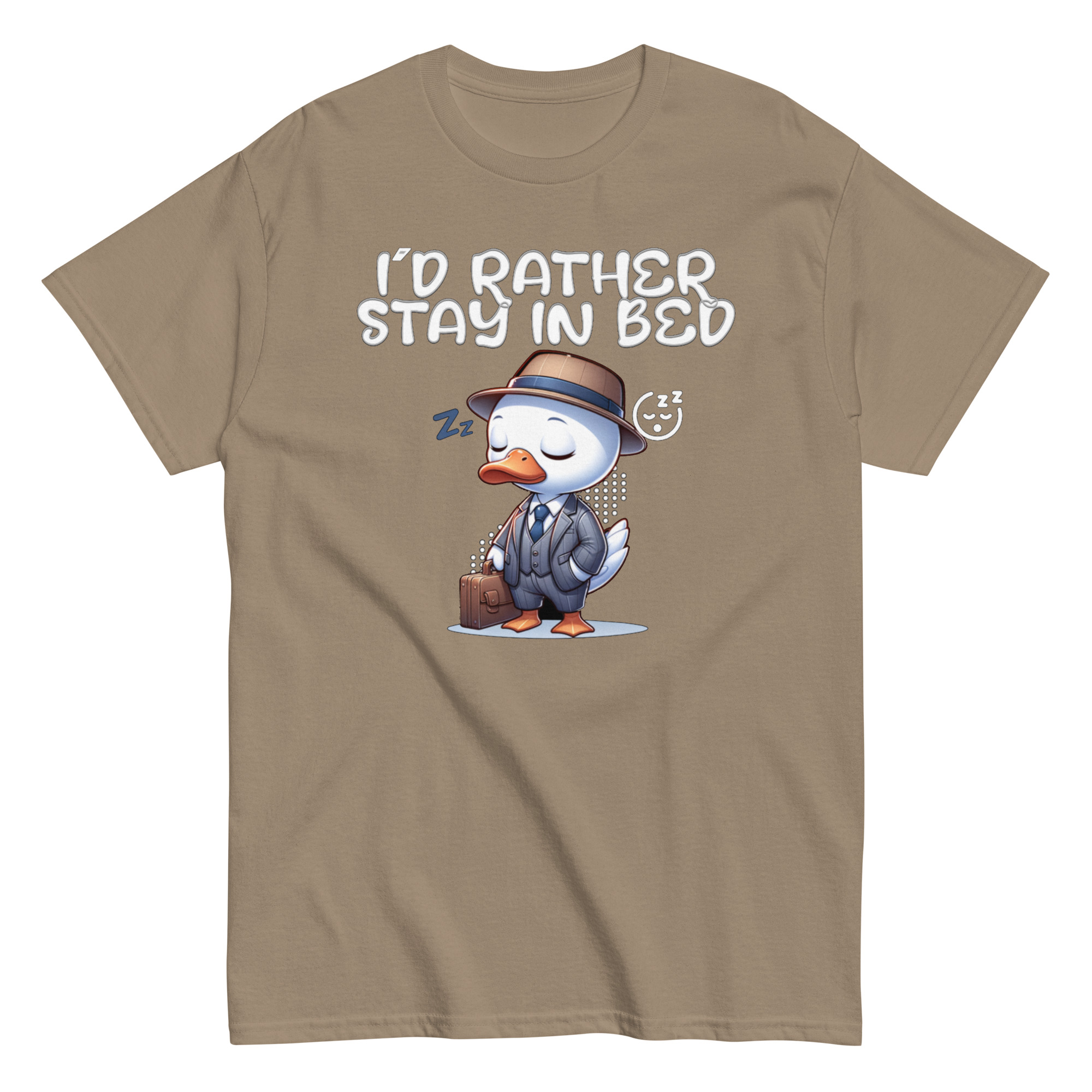 I'd Rather Stay In Bed. Professional Duck Tee