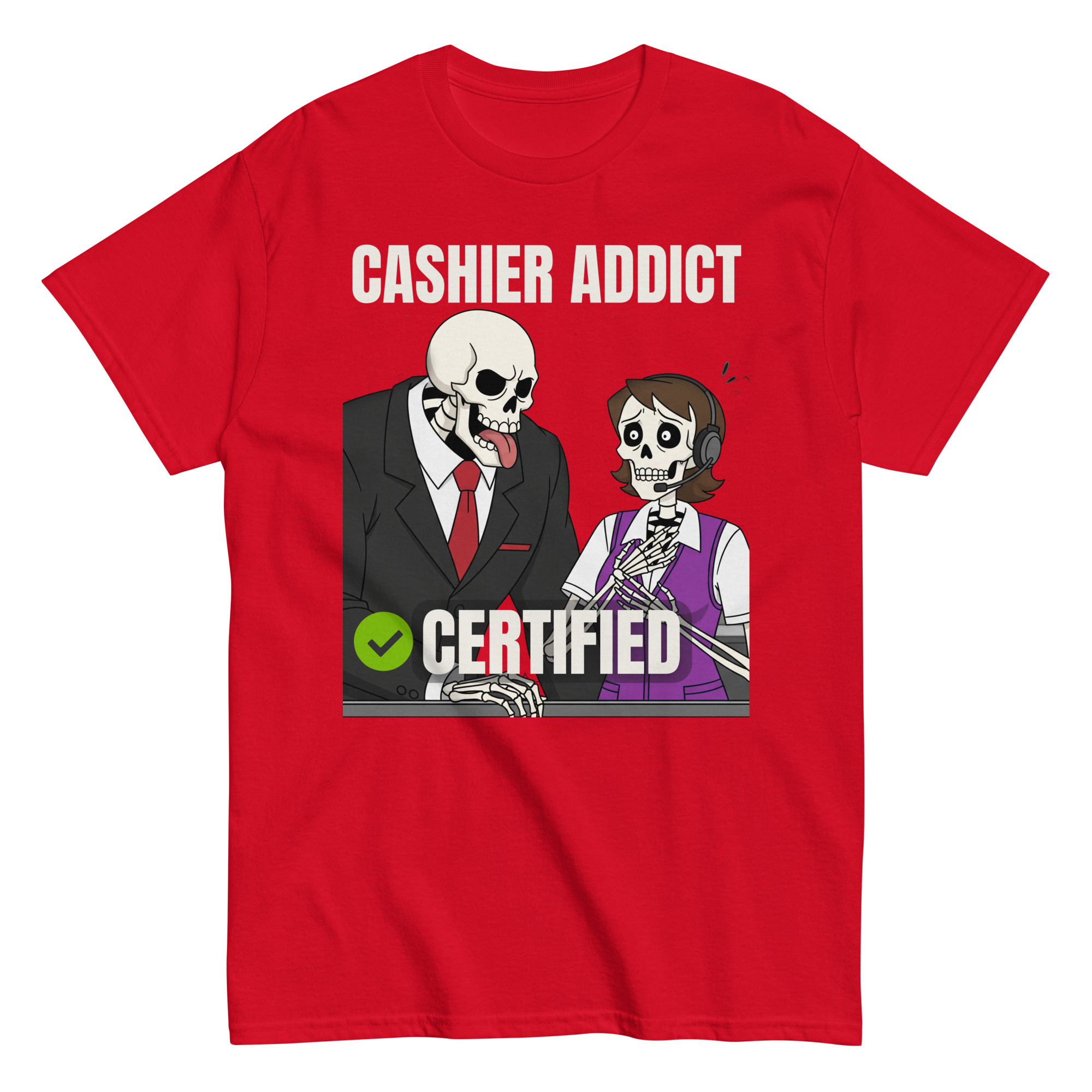 Cashier Addict. Hopeless Romantic Tee